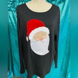 Nouveaux‎ size 1X holiday Santa Claus Christmas season festive stretch comfy